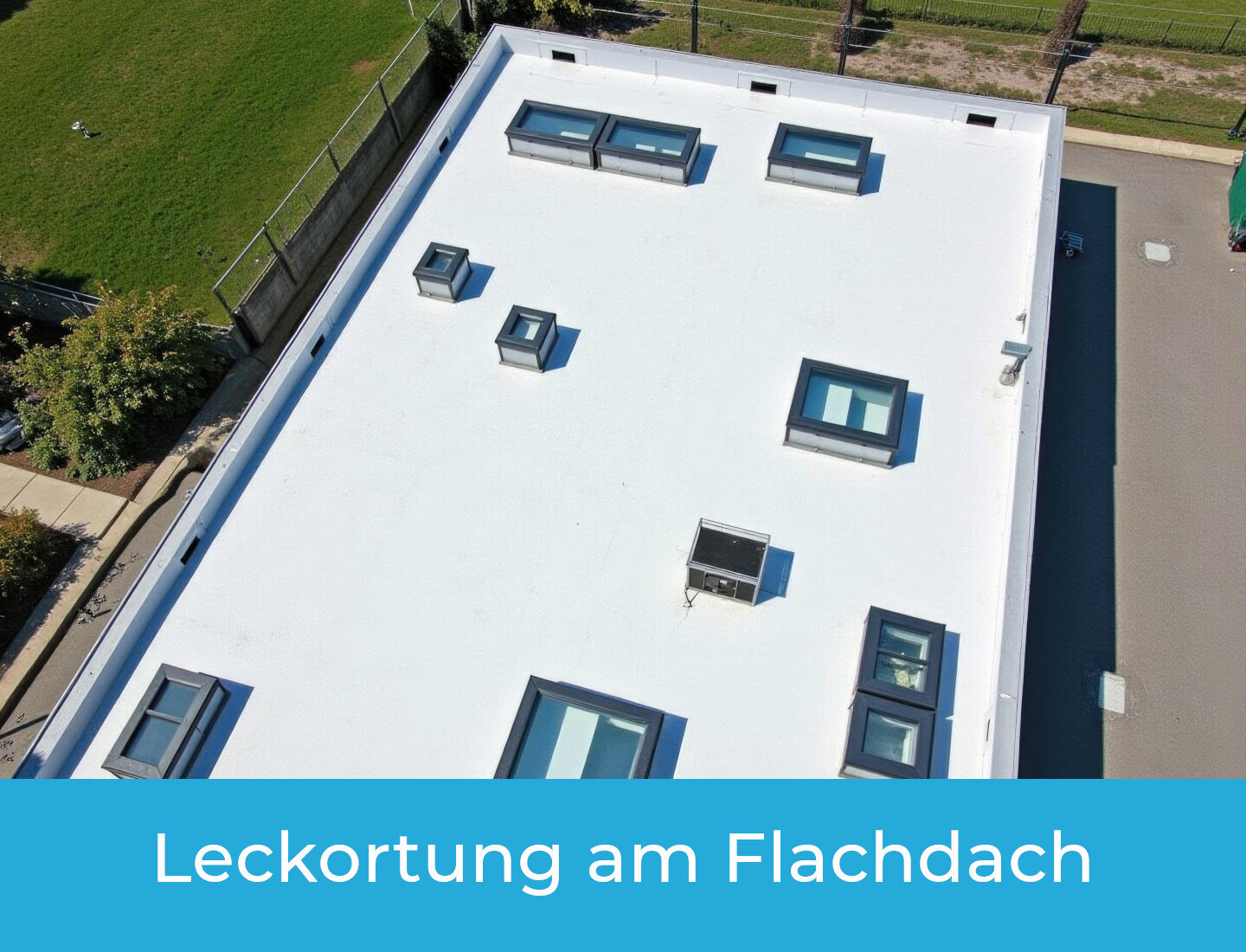 Leckortung am Flachdach Leckortung am Flachdach